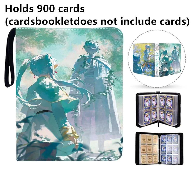 Anime Frieren: Beyond Journey's End 400pcs/900pcs Card Album Book Collection Card Zipper Game Cards Binder Holder Kids Gifts