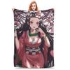 Kimetsu Demon Slayer Blankets Velvet Spring/Autumn Anime Kimetsu No Yaiba  Super Warm Throw Blankets for Bed Outdoor Rug Piece