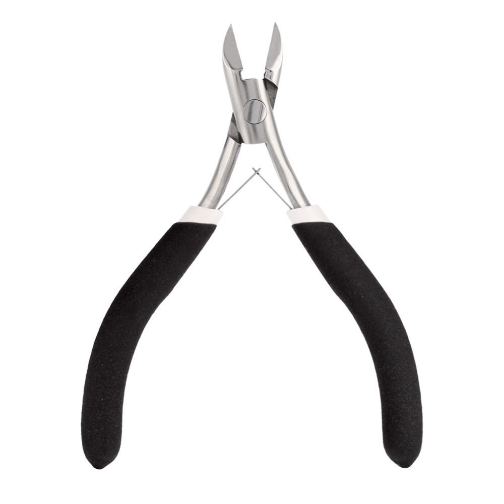 Non-Slip Grip Nail Clipper Trimmer Stainless Steel Dead Skin Scissor  Fingernail And Toenail Care чёрный