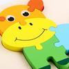 3D Wooden Animal Puzzle Jigsaw Building Blocks Sorting Game Pre-school Learning Educational