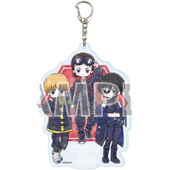 Attack on Titan The Final Season 01 Cyberpunk Ver. A [Graph Art Illustration] Large Acrylic Keychain