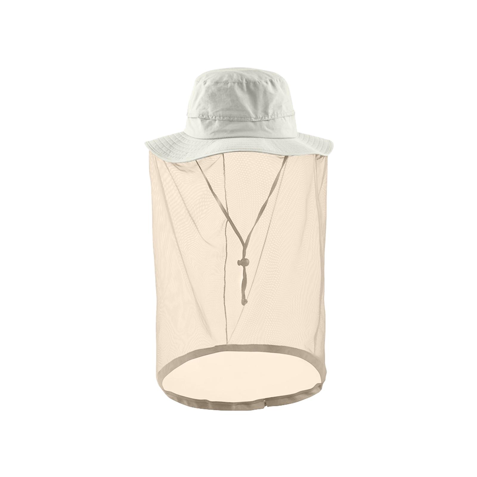 

Шляпа с москитной сеткой, Солнцезащитная шляпа с сетчатыми вуалями для защиты от насекомых One Size