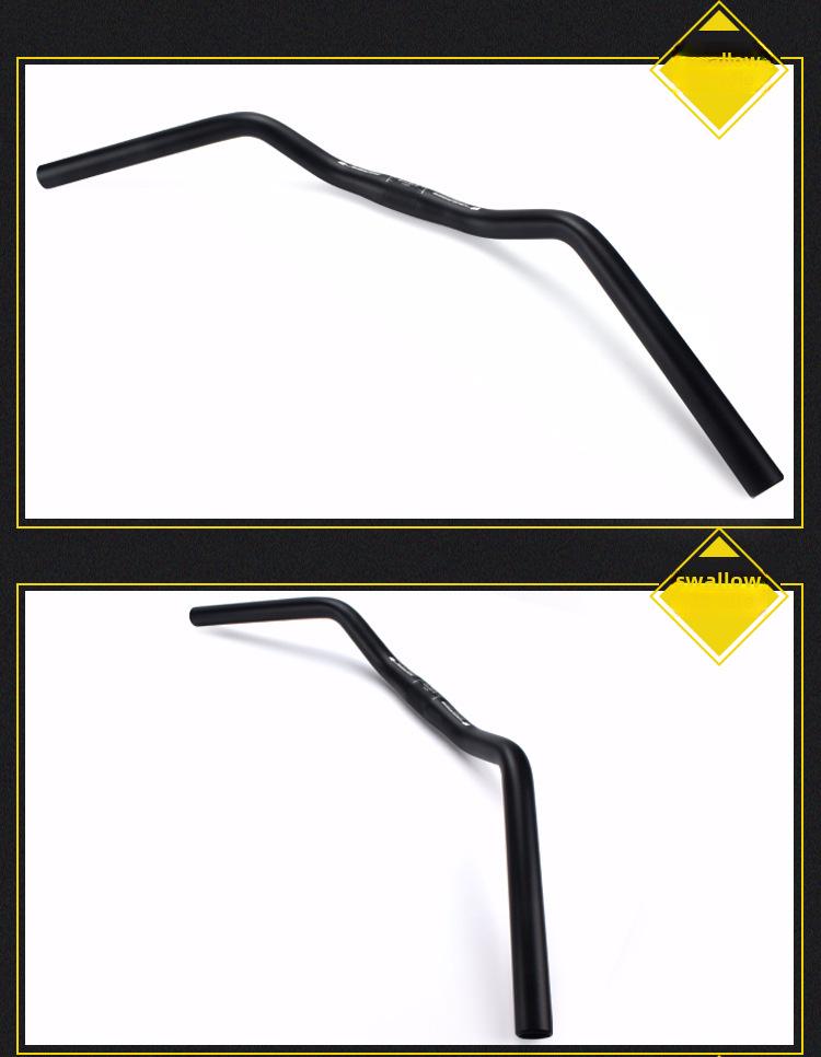 Retro Urban Leisure Bicycle Handlebar - Big Swallow 31.8mm - Comfortable Road and Mountain Bike Speed Bar