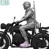 Solmodel WWII German KS750 Crew 1 Motorcycle Soldier 3D Printer Kit MM881 1/35 (for Solmodel) (People)