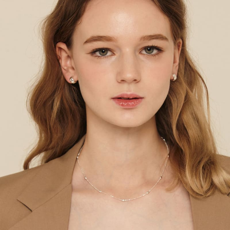 Murmur [925silver]Petit Volume Hoop Earring