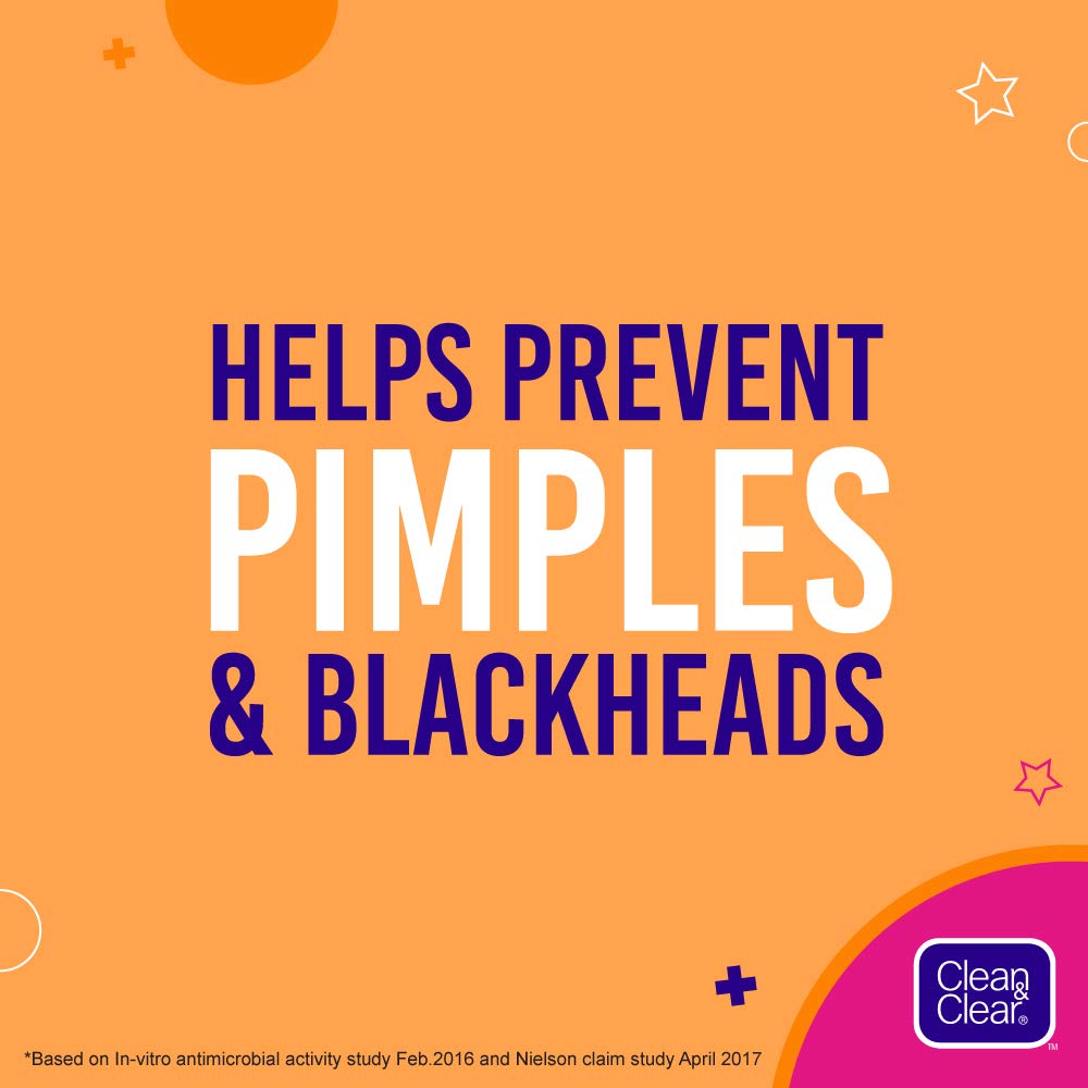 Clean & Clear Skummande Ansiktsrengöring, 150ml (Paket om 2)