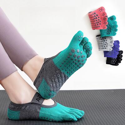 Pilates profesionální protiskluzové pětiprstové ponožky Krátké ponožky Ponožky na jógu Dětské prodyšné Fitness Floor Sportovní ponožky Four Seasons