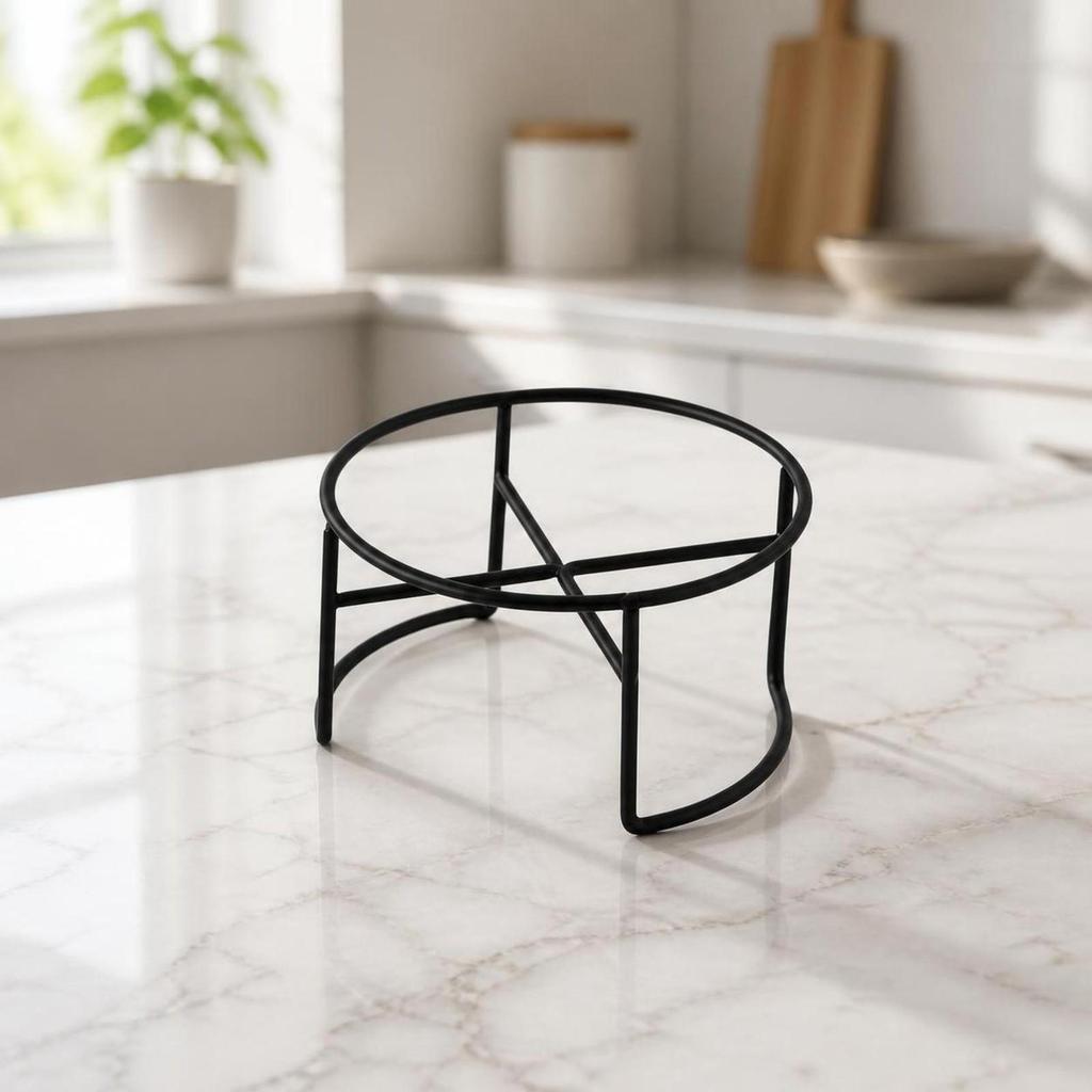 Elevated Bowl Stand Stable Raised Pet Holder Space-Saving for Kitchen, Cats