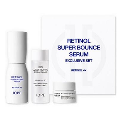 Iope Retinol Super Bounce Serum Exclusive Set(Iope Retinol Super Bounce Serum 30ml + Stem 3 Cream 10ml + Bio Conditioning Essence Foam 30ml Set)