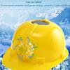 Adjustable Fan Safety Helmet With Cooling Fan Fan Helmet Anti-mite   Workplace