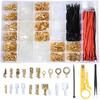 Comprehensive Electrical Spade Terminals set 1450pcs Male/Female Connectors Wiring Terminals Assortment for Enthusiasts