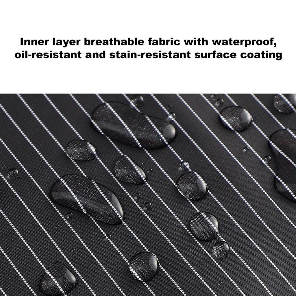 Chef Aprons with Removable Hand Towel Anti-fouling Cooking Baking Bibs Waterproof Kitchen Apron Sleeveless Restaurant Uniform
