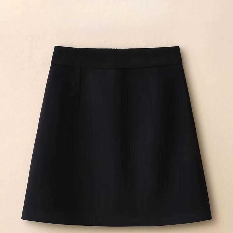 

Осенне-зимняя короткая юбка, женская маленькая юбка-брюки, юбка А-силуэта, закрывающая бедра, тонкая облегающая юбка, короткая юбка S