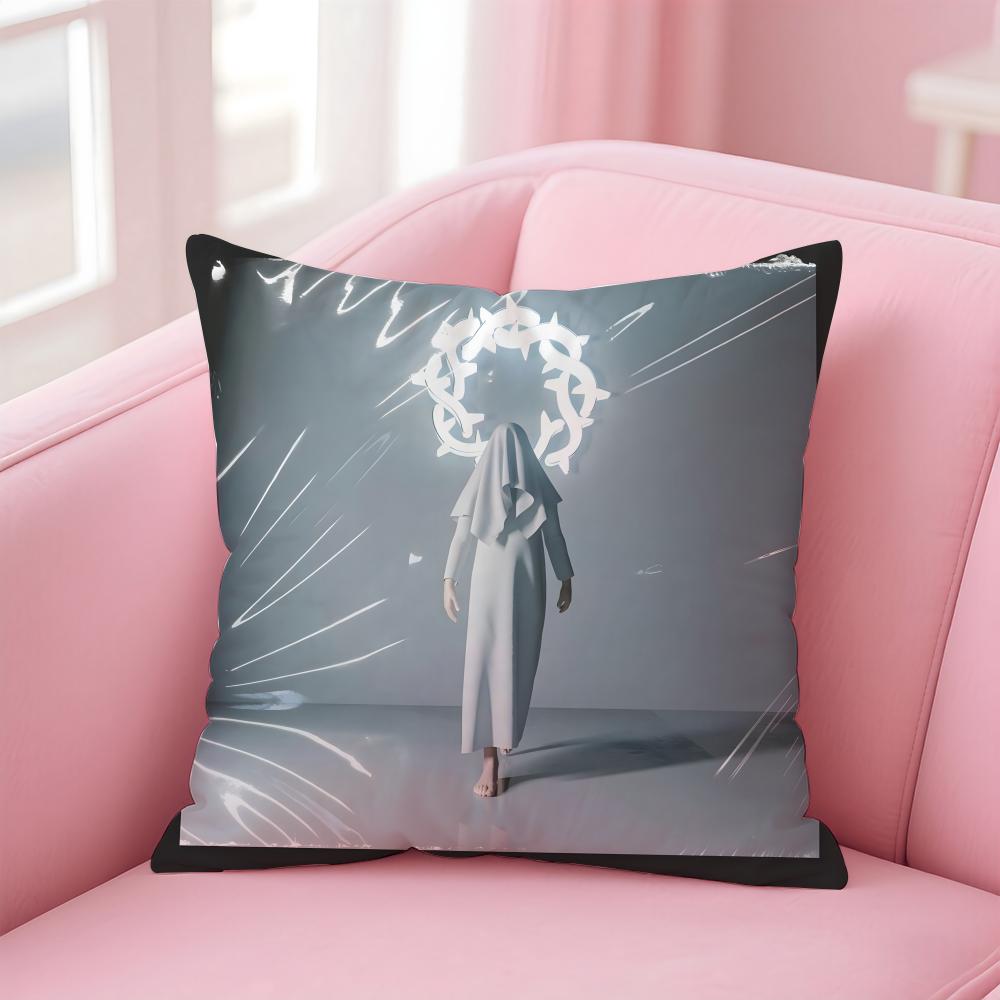 b-Bad Omens band Cushion Cover Comfortable Reversible Pillow Cover Ideal for Car Sofa Bedroom & Beyond