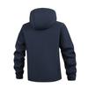 Men's Solid Color Outdoor Mountaineering Waterproof Windproof Fleece Jacket Outdoor Jacket