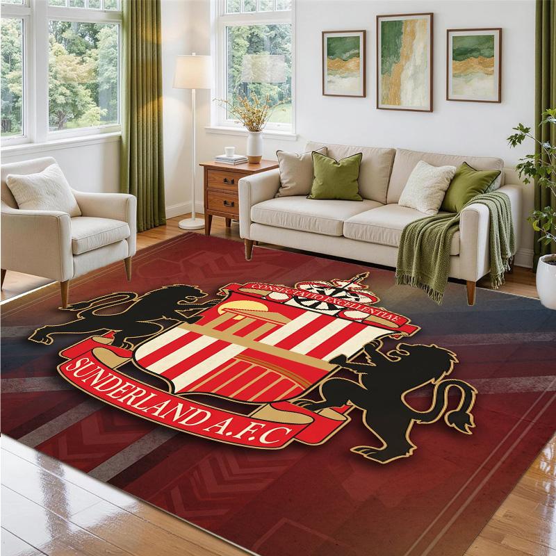 Sunderland Design Crystal Velvet Rug Soft Decorative Mat for Bedroom Entrance