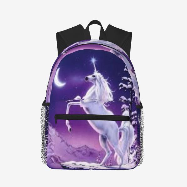 Men'S And Women'S Bags, College Students' Schoolbags, Fashion And Leisure Backpacks, D-Made Printed Bags, Spine Protection And Burden Reduction