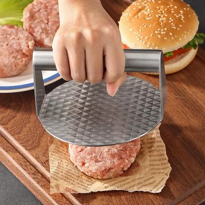 Smash Burger Press Burger Press Patty Maker Stainless Steel Non-Stick Professional Heat-resisting Burger Smasher Griddle