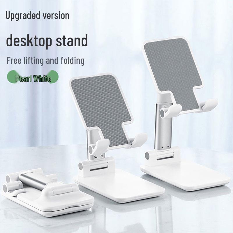 360° Rotatable & Foldable Alloy Phone Holder, Portable Desktop Stand for Videos and Dramas