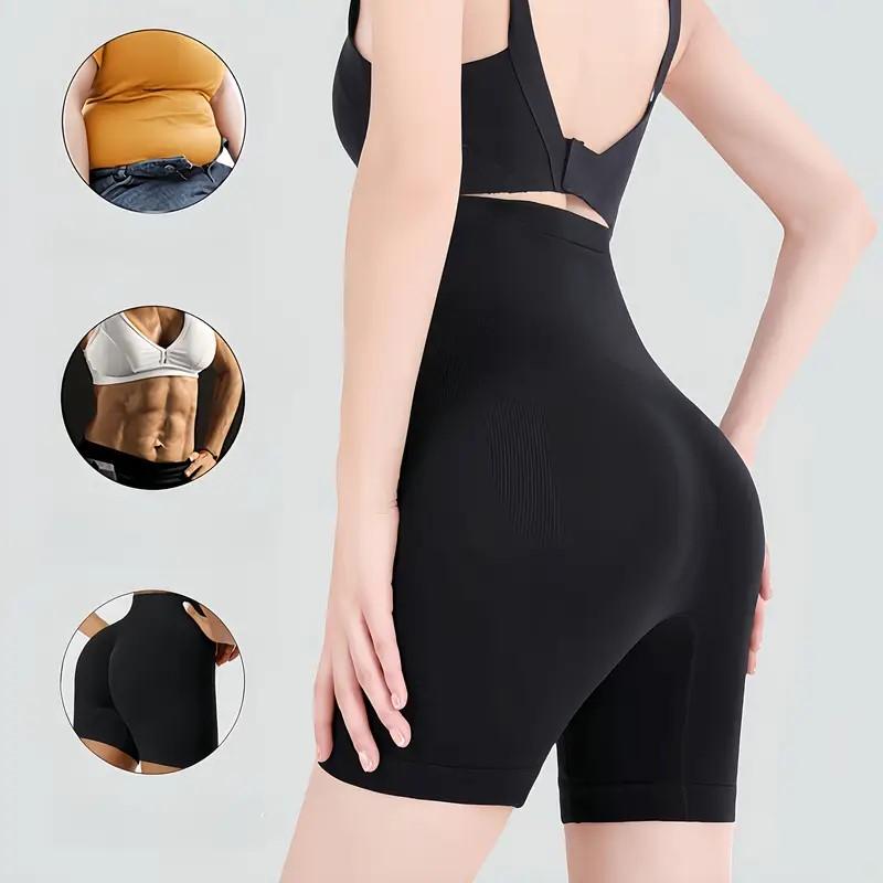 High Waist Flat Belly Panties Slimming Waist Trainer Tummy Control Shaping Pants Butt Lifting Plus Size Seamless Safety Shorts
