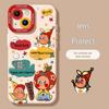 Cartoon Character Silicone Case for Apple iPhone 12 Mini, 13 Pro Max & 16 Plus