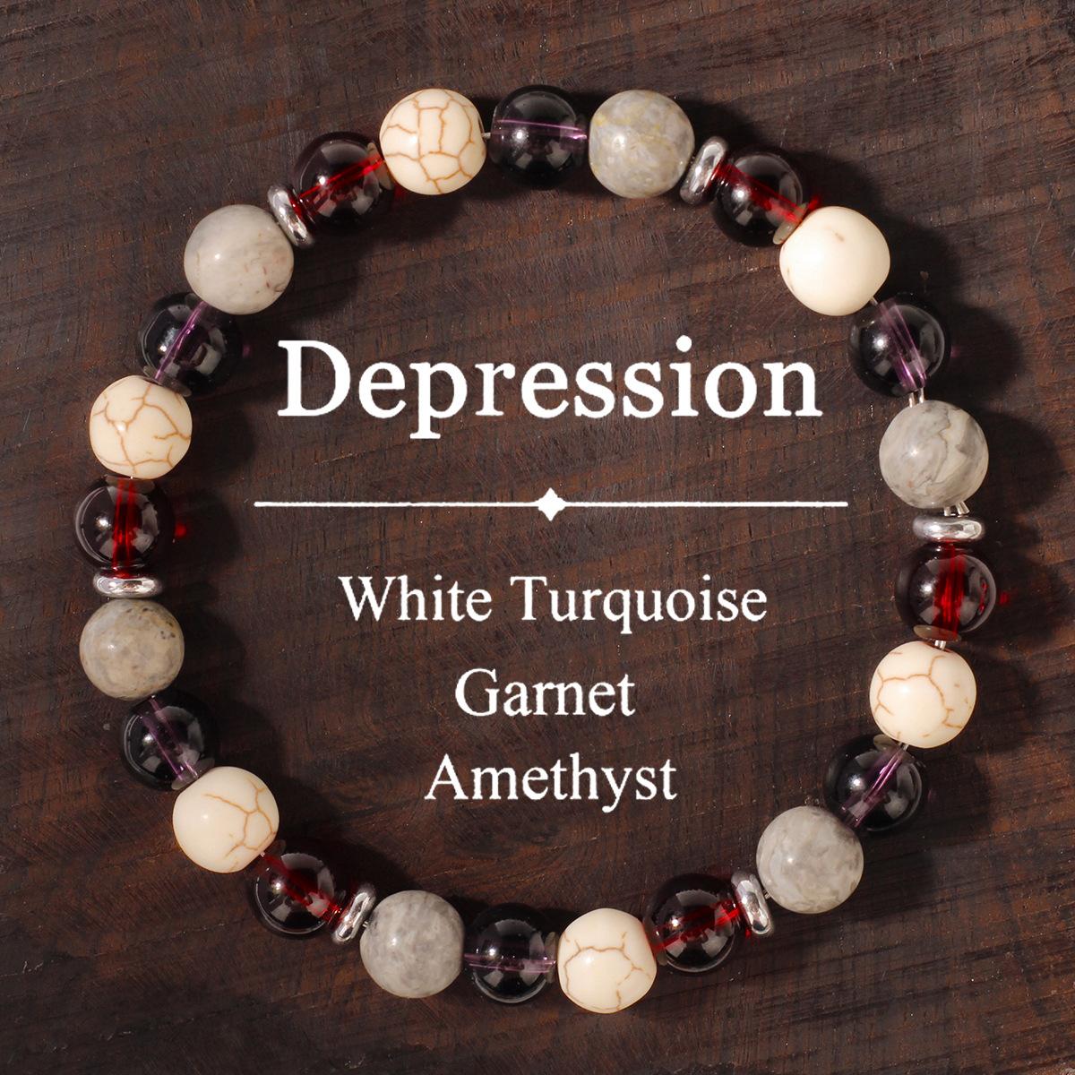 JYL TS Bracelet Women s  Colorful Beads Enhances Creativity And Vitality L1958-Map columbia синий