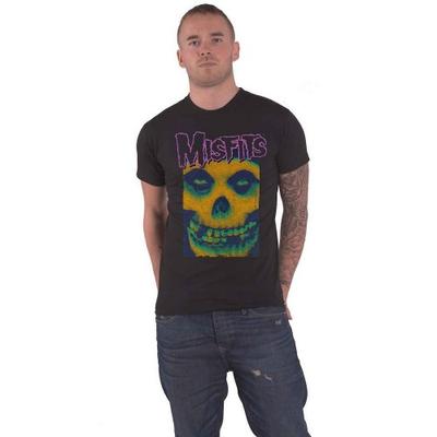 Camiseta de algodão unissex Misfits adulto Warhol Fiend