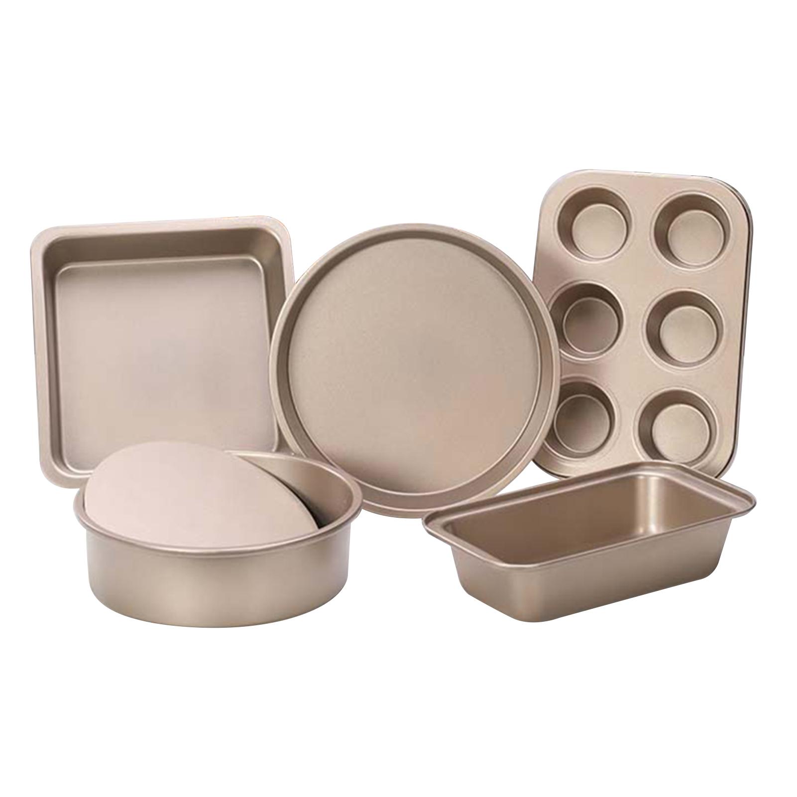 Carbon Steel Cake Pan Multifunctional Bread Pizza Tray For Muffin Loaf Bread Pizza Baking Accessories