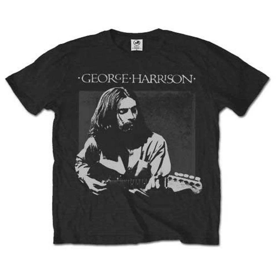 

George Harrison Live Portrait Official Men T-Shirt Men- 4XL