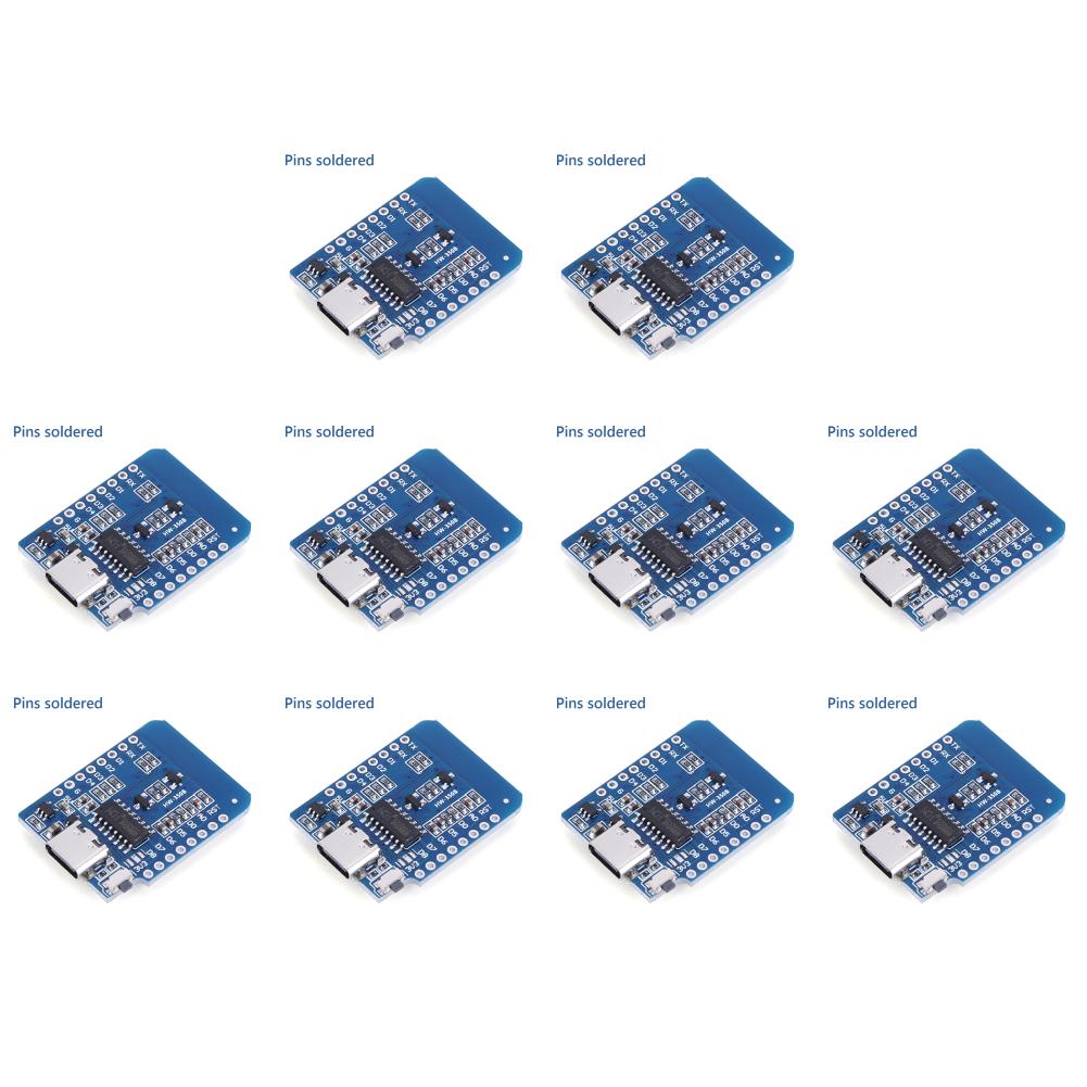 1-10PCS ESP8266 D1 Mini WIFI Development Board ESP-12F D1 Mini NodeMcu Lua WIFI CH340 NodeMCU Lua Module Type-C for Arduino