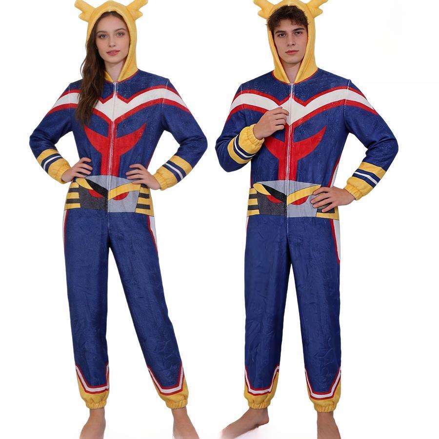 My Hero Academia Cosplay Costume Onepiece Pajama Set For All Ages