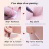 1 Set Ear Piercer Stud Earrings Disposable Piercing Portable No Pain Fast Piercing Device for Daily Life