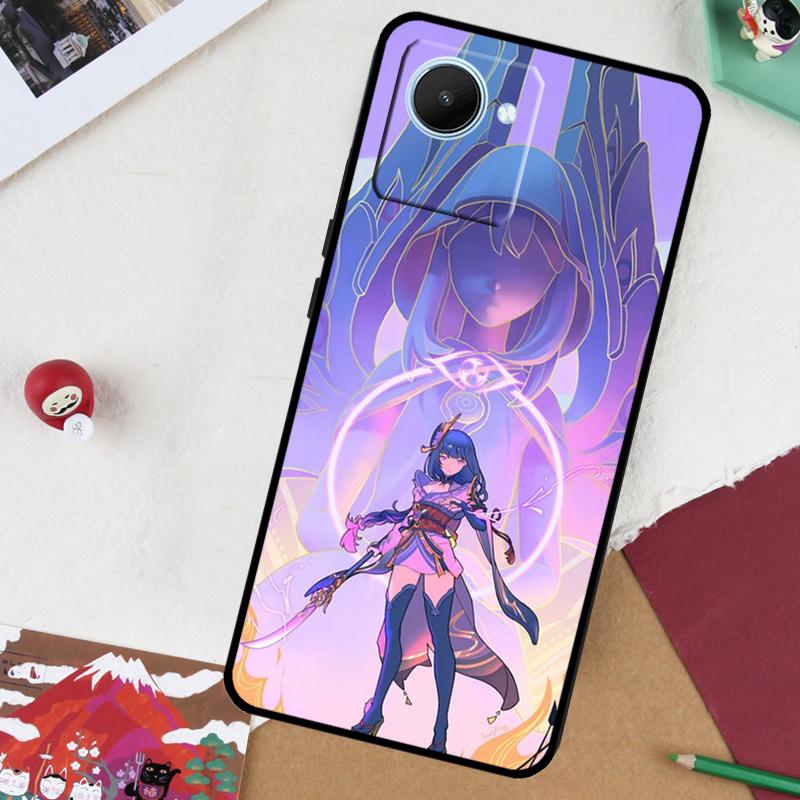 Raiden Shogun Genshin Impact Für Realme GT7 Pro GT 6T 5 6 C67 C75 C61 C55 C53 C51 C21Y C25S 10 11 12 13 14 Pro Plus Hülle
