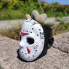 Yousheng Gothic Masque Flower Pot Halloween Decoration Resin Artistic Succulents Planter Desktop Decor Gift for Home Gardeners