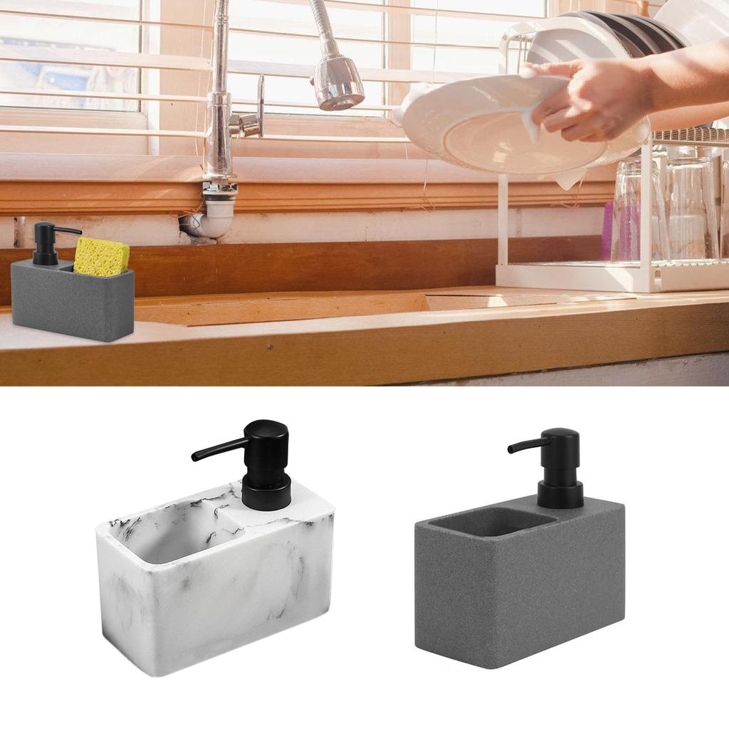 Kitchen Soap Dispenser for Home Use Easy to Clean Practical Household Kitchen Soap Pumps Elegant Soap Dispenser Resin