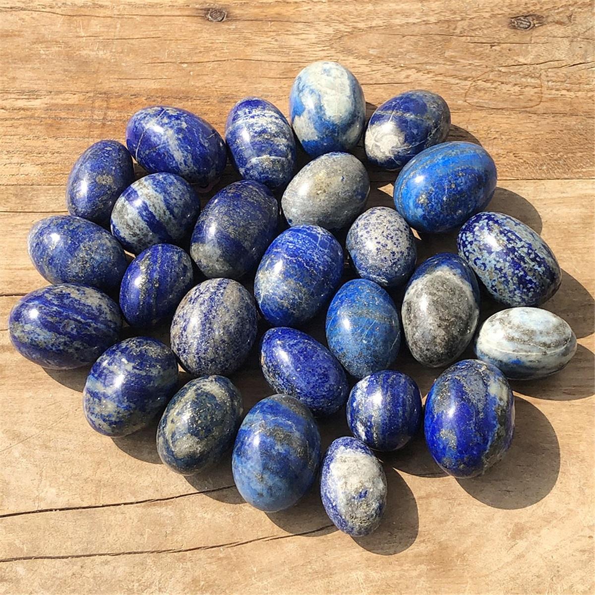 Pierre Naturelle Lapis Lazuli Cristal de Quartz Pierres Polies Cristaux Minéraux Décoration de Pièce Maison Méditation Spirituelle Sorcellerie 5-6CM One particle