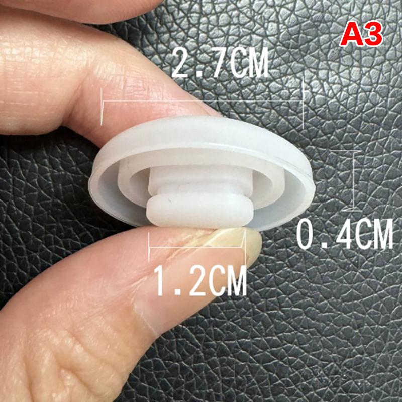 2Pcs Universal Silicone Plug Lid Coffee Cup Travel Tumbler Mug Vacuum Bottles Gaskets Seals Replacement Straws Hole Grommets