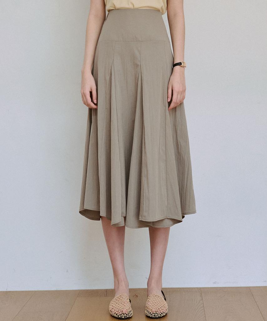 Lucida Veil Pleated Skirt_2 Colors