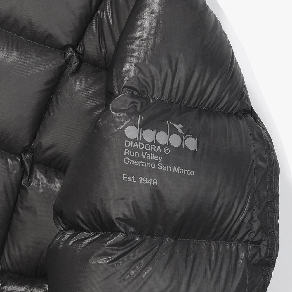 Diadora Vera Piuma Sheer Duck Down Jacket Dark Grey