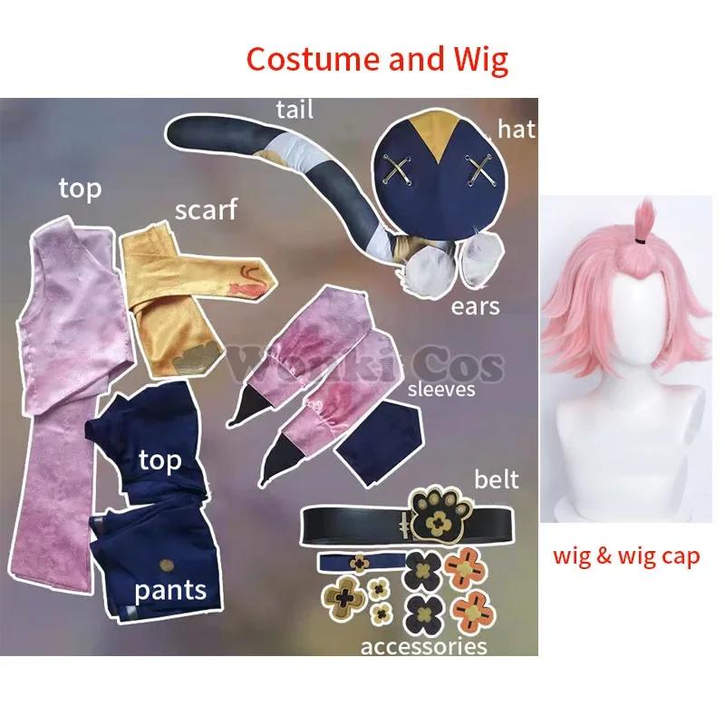 Game Impact Diona Katzlein Cosplay Costume Wig Cute Cat Neko Girl Gen Diona Cosplay Shin Outfits