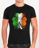 Irish Flag Shamrock T-Shirt, Distressed St Patricks Day Ireland Flag Clover Leaf
