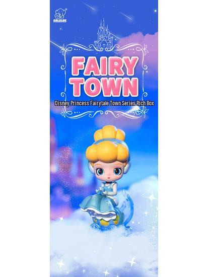 Disney Princess Fairy Tale Town Blind Box Figurine - Desktop Doll Ornament Birthday Gift for Girls