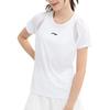 Li Ning Plain Hollow Breathable Sports Short Sleeve T-Shirt Women Tops White YTST042-1
