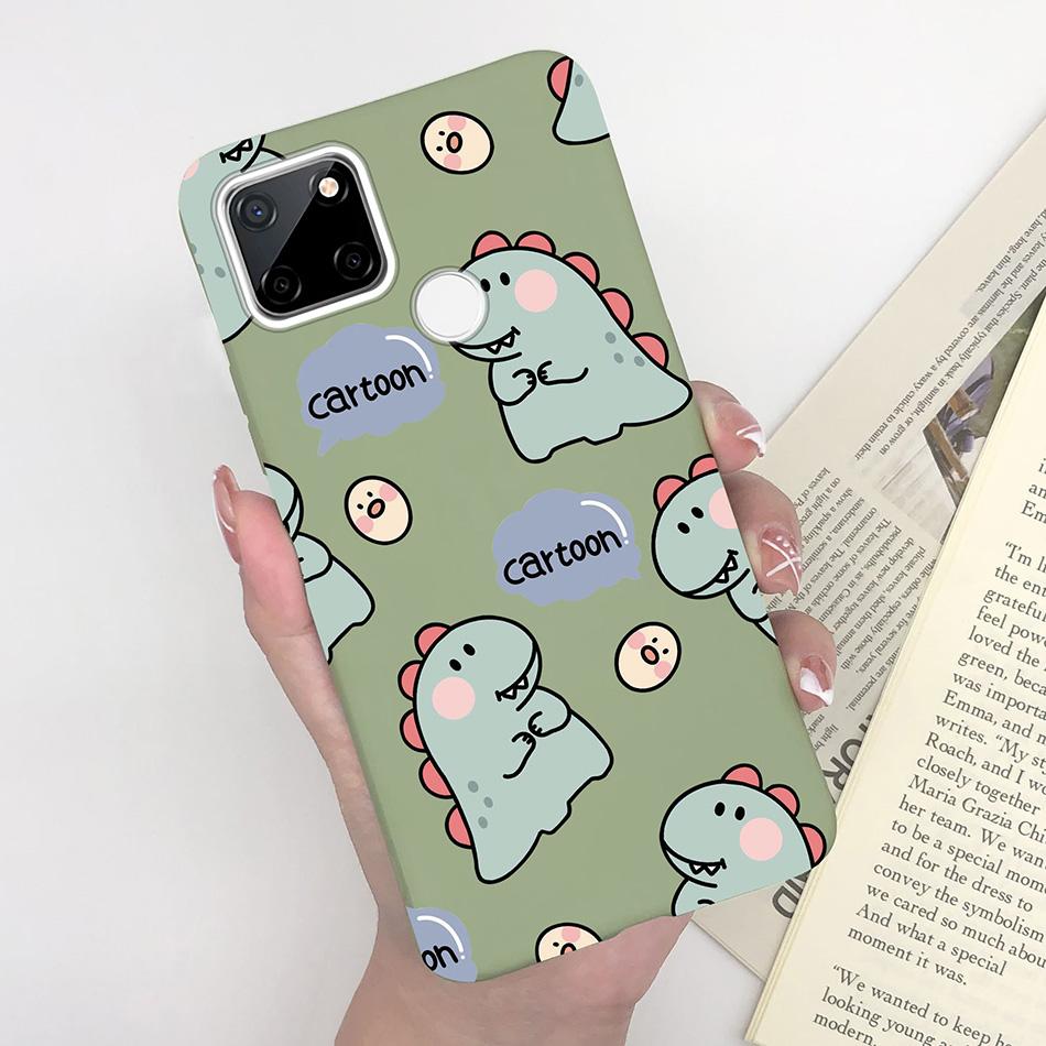 For OPPO Realme C25 C25S C25Y Case Cartoon Soft Silicone Matte Shockproof Phone Back Cover For Realme C 25 S Y Capa Funda Coque