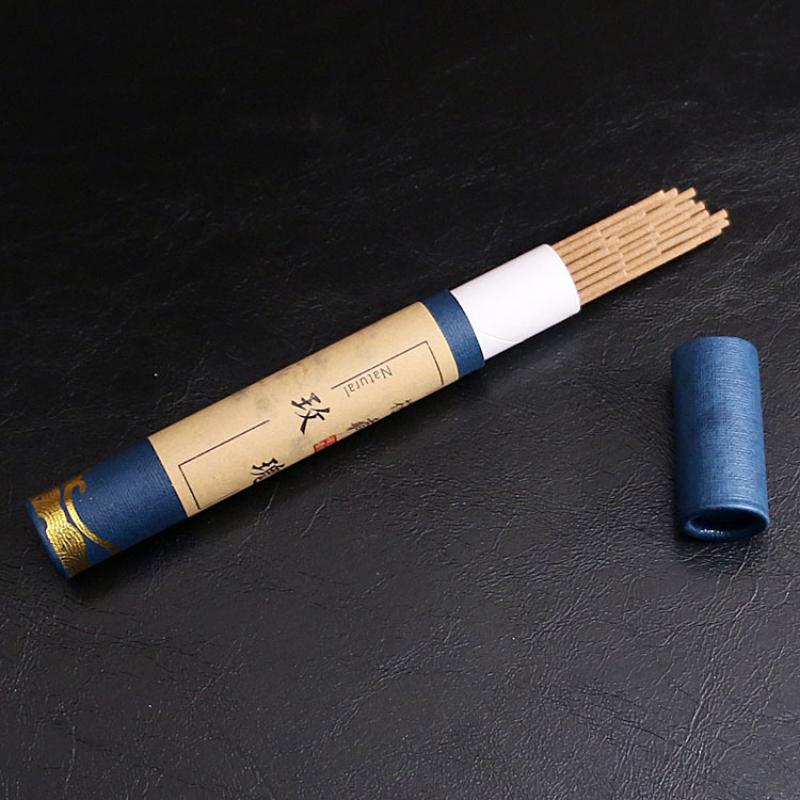 10.5cm Stick Incense Sandalwood Plant Fragrance Teahouse Household Indoor Air Purification Remove Odor and Help Sleep Joss Stick
