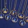 Steel Unique Titanium Astronaut Long Necklace For Women Couples Pendant Distinctive