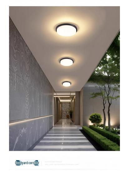 LED Waterproof Outdoor Light for Entrance, Balcony, Corridor, Terrace, and Gazebo