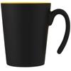 Glass "Oli" 360 Ml Ceramic Mug with Handle Yellow