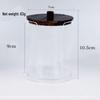 Diamond Pattern Cotton Pad Organizer with Wooden Lid - Multi-Purpose Desktop Storage Box