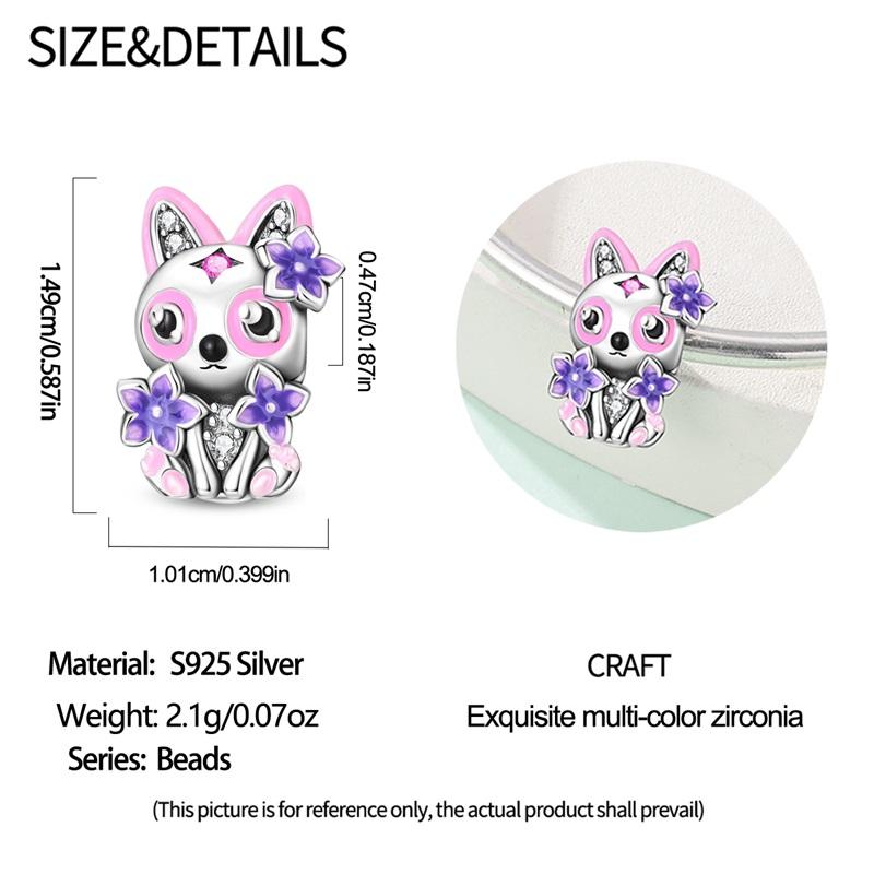 New Authentic copper Animal Collection Charm Bead Charms Black Wing Cat Fishing Pendants Bead Charms Compatible With Bracelets Do It Yourself Jeweller